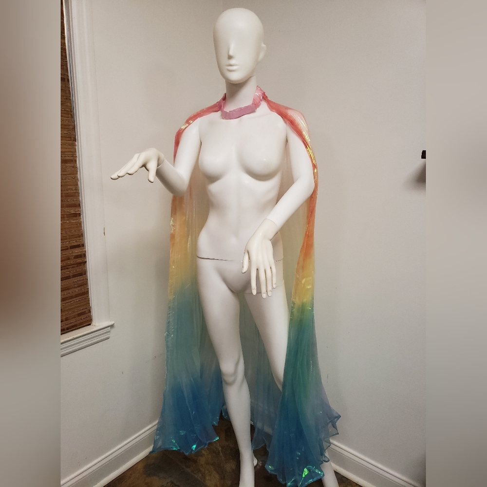 Rainbow Iridescent Cape